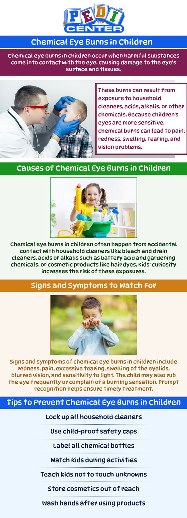 Common questions asked by patients: What causes chemical burns of the eye in children? What are the first aid steps for a chemical eye burn in a child? How do I recognize a chemical burn in my child’s eye? What should I do immediately after my child gets a chemical burn on their eye? For more information, contact us or schedule an appointment online. We are conveniently located at Niles Street, and Wible Road in Bakersfield, CA. We serve patients from Bakersfield CA, Maltha CA, Kayandee CA, Rosedale CA, Oildale CA, Lamont CA, and surrounding areas. Common questions asked by patients: What causes chemical burns of the eye in children? What are the first aid steps for a chemical eye burn in a child? How do I recognize a chemical burn in my child’s eye? What should I do immediately after my child gets a chemical burn on their eye? For more information, contact us or schedule an appointment online. We are conveniently located at Niles Street, and Wible Road in Bakersfield, CA. We serve patients from Bakersfield CA, Maltha CA, Kayandee CA, Rosedale CA, Oildale CA, Lamont CA, and surrounding areas.