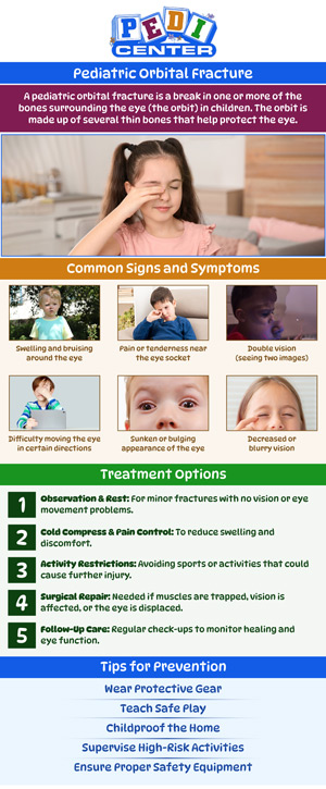Common questions asked by patients: What is an orbital fracture in children? How can I tell if my child has an orbital fracture? What causes orbital fractures in children? Are orbital fractures in children serious? For more information, contact us or schedule an appointment online. We are conveniently located at Niles Street Bakersfield CA, and Wible Road Bakersfield CA. We serve patients from Bakersfield CA, Maltha CA, Kayandee CA, Rosedale CA, Oildale CA, Lamont CA, and surrounding areas.