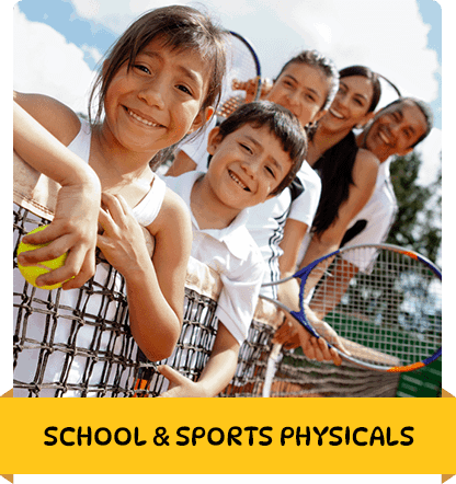 School & Sports Physicals at Niles Street and, and Wible Road Bakersfield CA