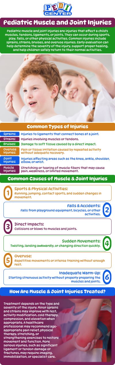 Common question asked by patients: What are the common causes of muscle and joint injuries in children? What should I do immediately after my child gets injured? When should I take my child to the doctor for a muscle or joint injury? How are pediatric muscle injuries treated? For more information, contact us or schedule an appointment online. We are conveniently located at Niles Street, and Wible Road in Bakersfield, CA. We serve patients from Bakersfield CA, Maltha CA, Kayandee CA, Rosedale CA, Oildale CA, Lamont CA, and surrounding areas. Common question asked by patients: What are the common causes of muscle and joint injuries in children? What should I do immediately after my child gets injured? When should I take my child to the doctor for a muscle or joint injury? How are pediatric muscle injuries treated? For more information, contact us or schedule an appointment online. We are conveniently located at Niles Street, and Wible Road in Bakersfield, CA. We serve patients from Bakersfield CA, Maltha CA, Kayandee CA, Rosedale CA, Oildale CA, Lamont CA, and surrounding areas.